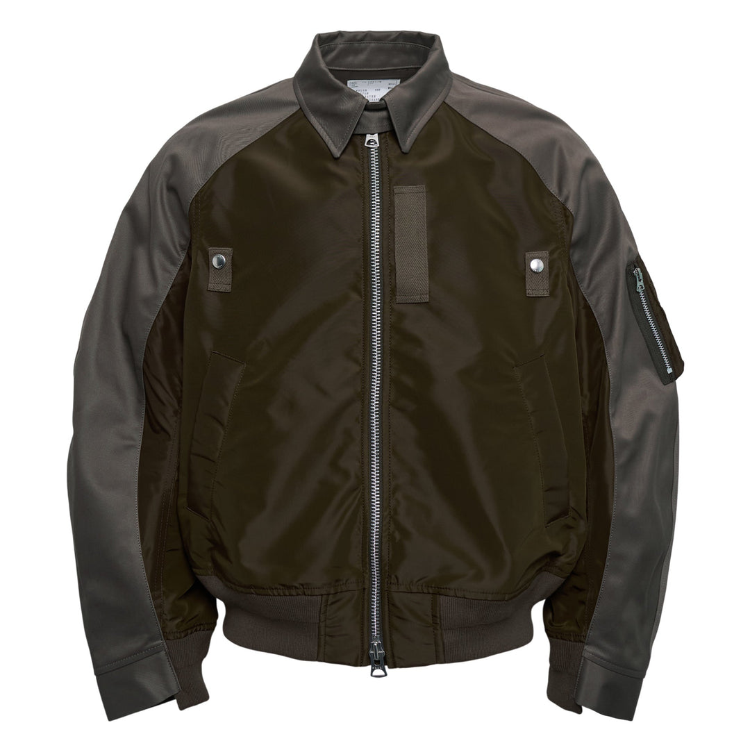 Cotton Chino x Nylon Twill Blouson