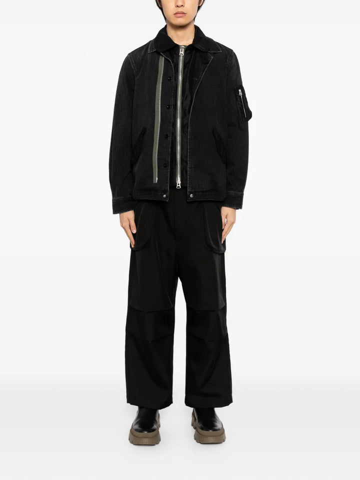 Denim x Nylon Twill Blouson