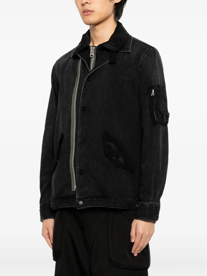 Denim x Nylon Twill Blouson