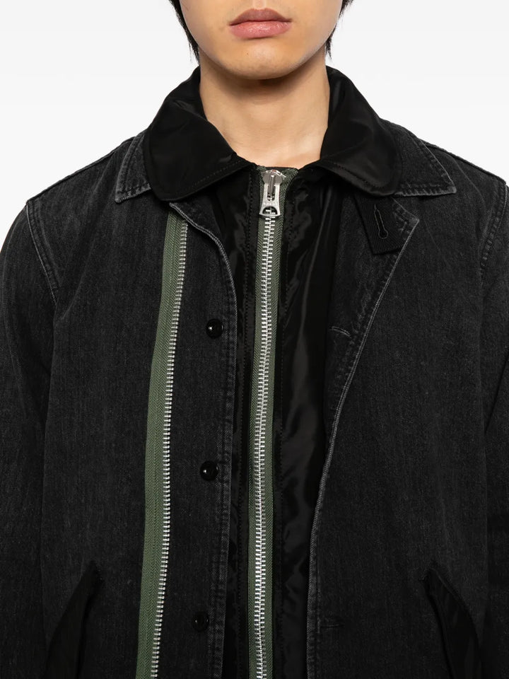 Denim x Nylon Twill Blouson