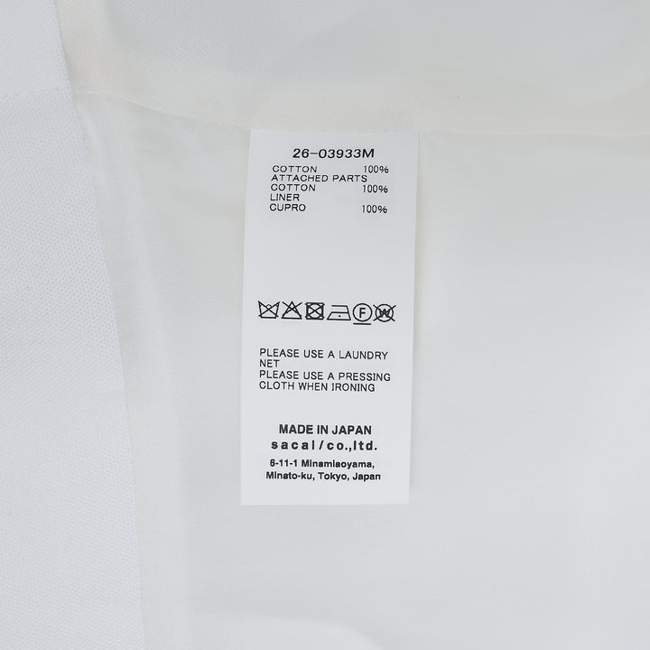 sacai Poplin Blouson – Available at Club 21, Official Retailer in Singapore, Malaysia & Thailand with Global Shipping Online