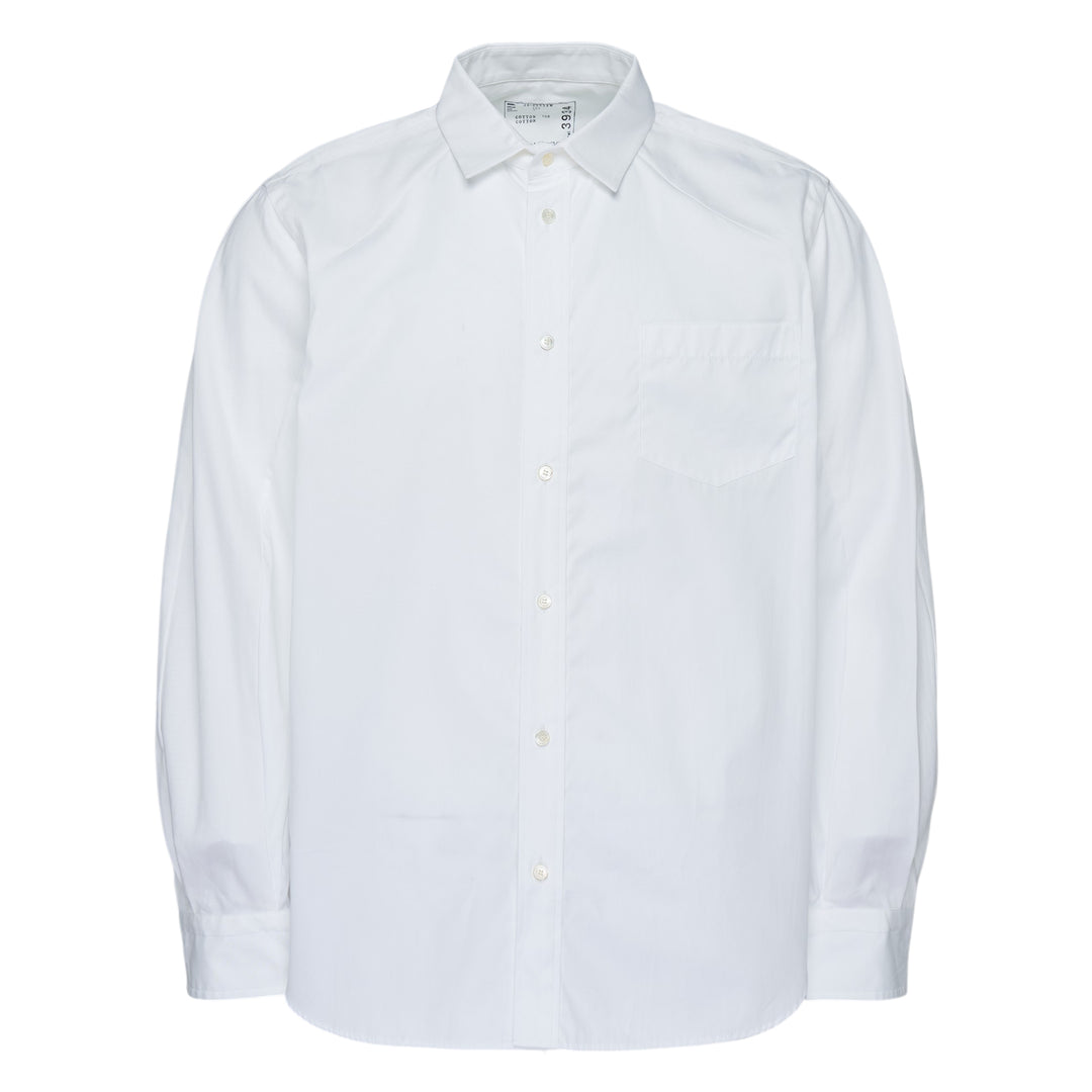 sacai Poplin Shirt – Available at Club 21, Official Retailer in Singapore, Malaysia & Thailand with Global Shipping Online