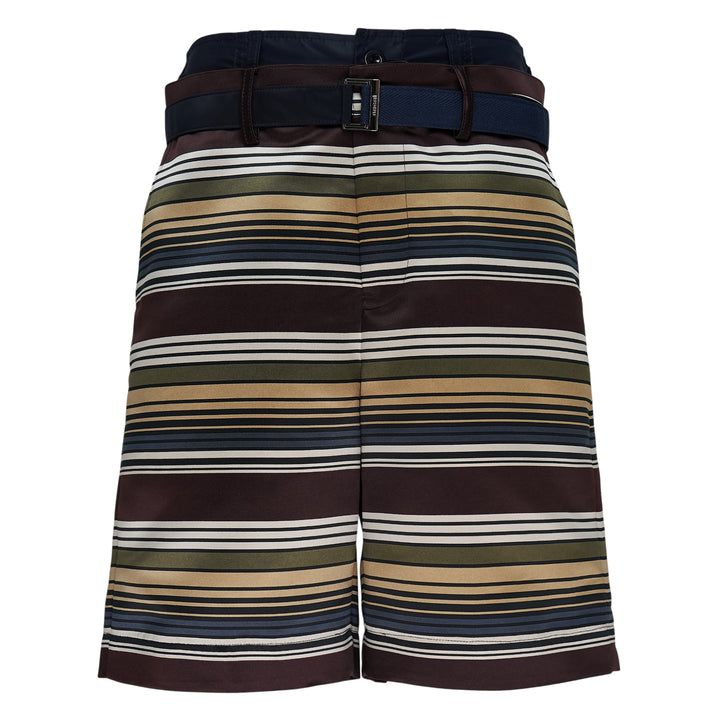 sacai Horizontal Stripe Shorts – Available at Club 21, Official Retailer in Singapore, Malaysia & Thailand with Global Shipping Online