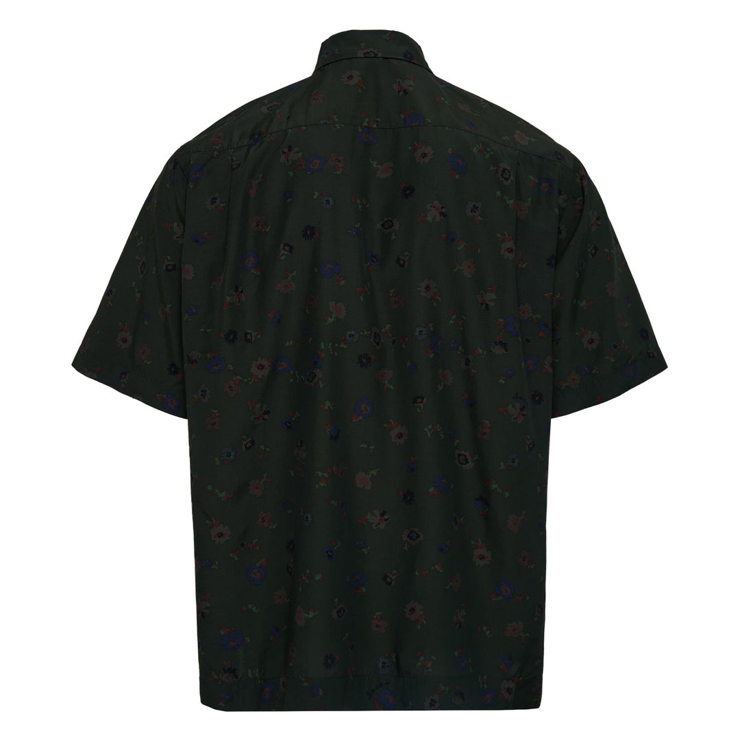 Overdyed Floral Print Shirt