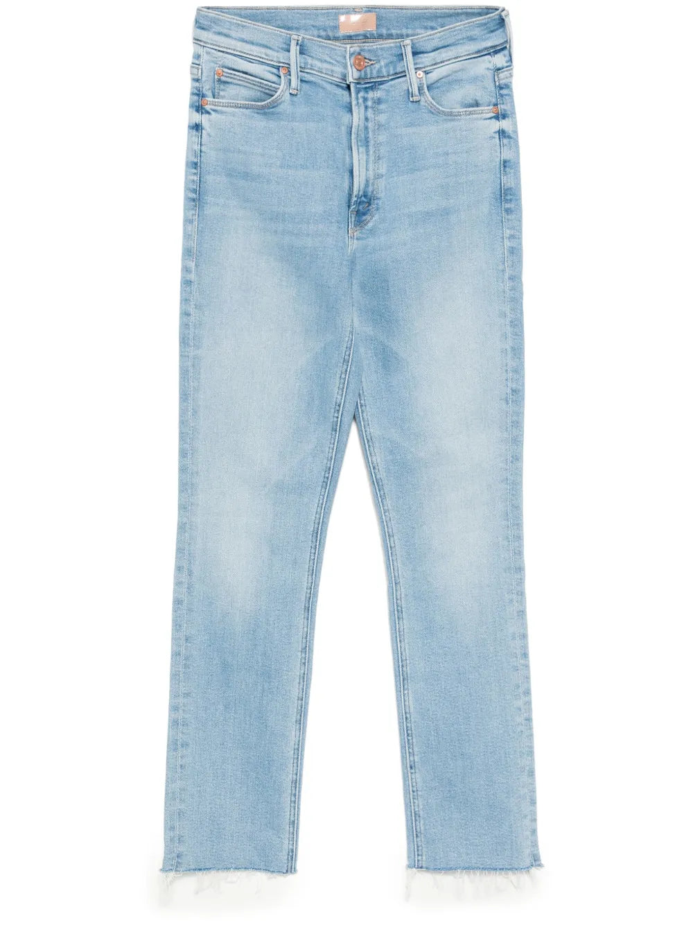 Mid Rise Dazzler Ankle Fray Jeans