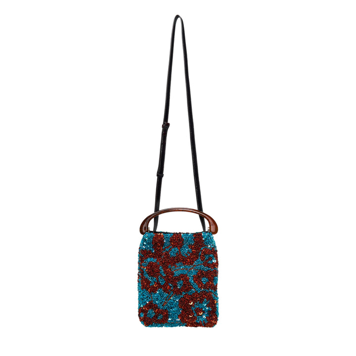 Dries Van Noten Satin Embroidery Bag – Available at Club 21, Official Retailer in Singapore, Malaysia & Thailand with Global Shipping Online