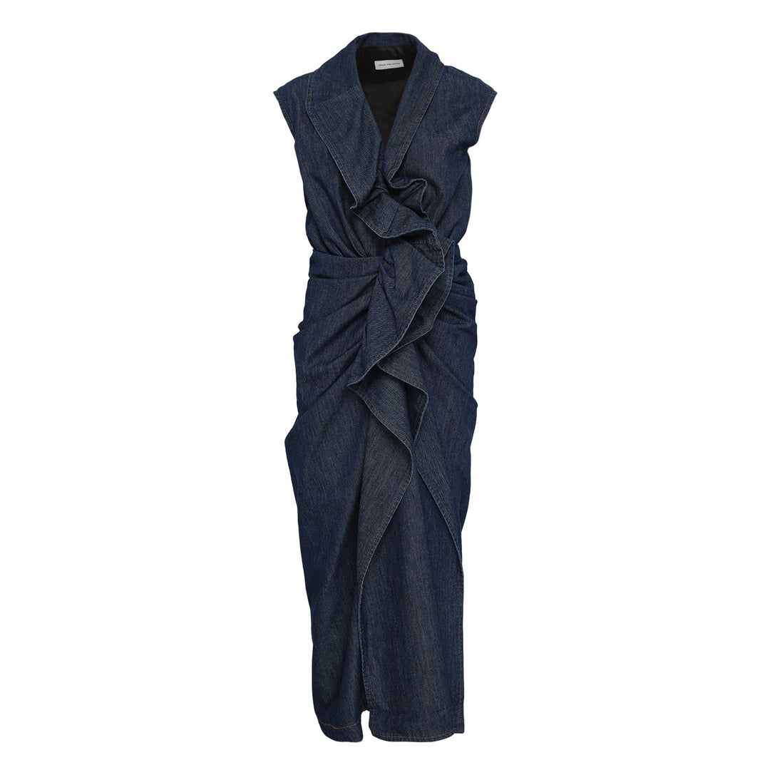 Fitted Dress With Ruffle Detail