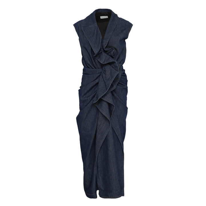 Fitted Dress With Ruffle Detail