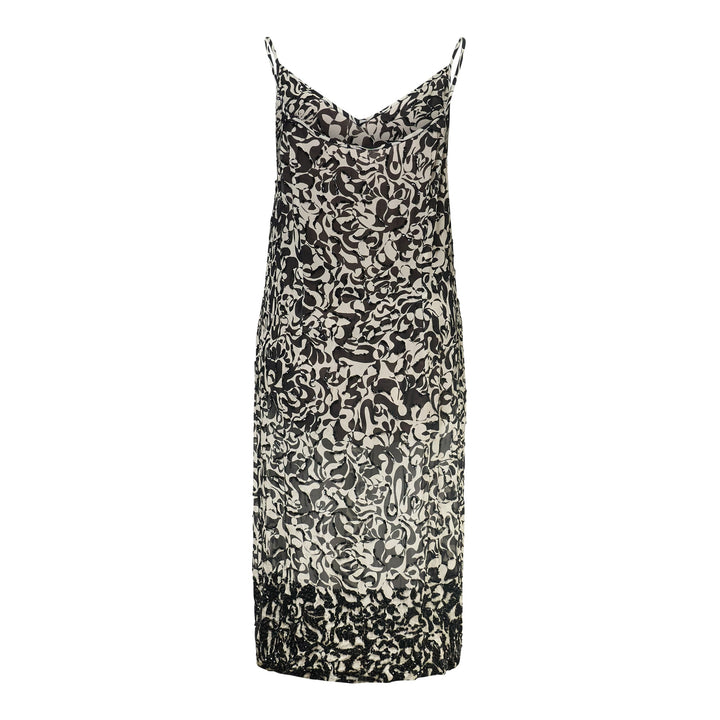 Loose Fit Slip Dress With Embroidery
