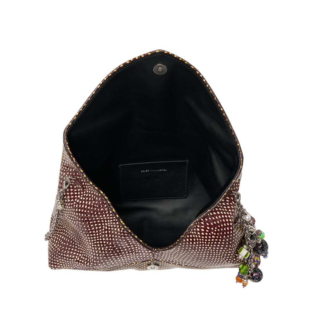 Medium Envelope Dot Snake Calf