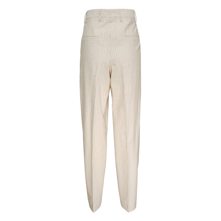 Low-Waisted Tailored Wide-Leg Pants