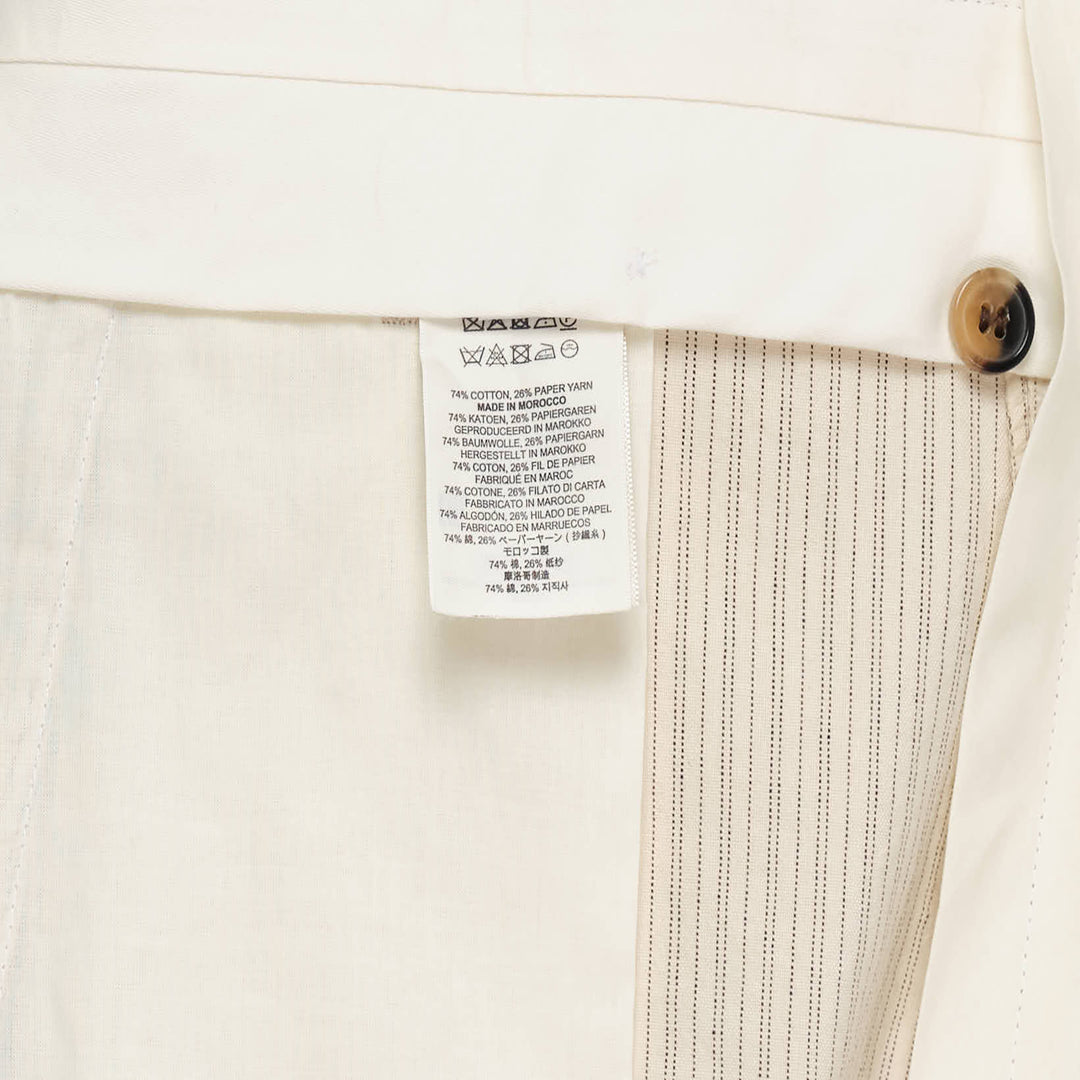 Low-Waisted Tailored Wide-Leg Pants