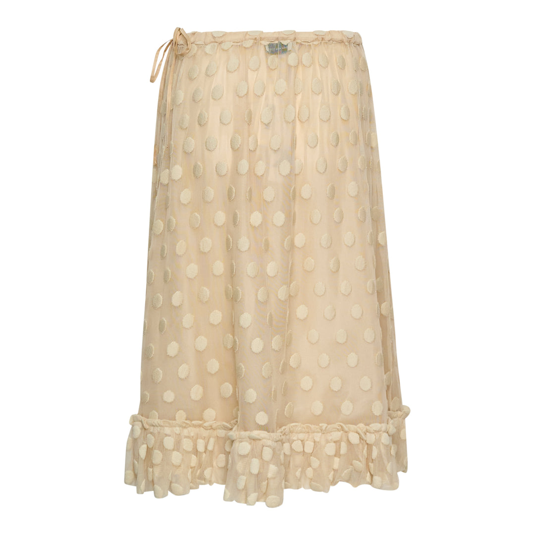 Dries Van Noten Large Polka Dot Mesh Skirt – Available at Club 21, Official Retailer in Singapore, Malaysia & Thailand with Global Shipping Online