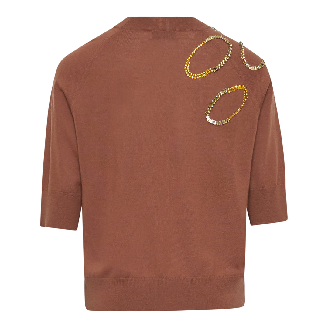 Dries Van Noten Sequin Embellished Crew Neck Top – Available at Club 21, Official Retailer in Singapore, Malaysia & Thailand with Global Shipping Online