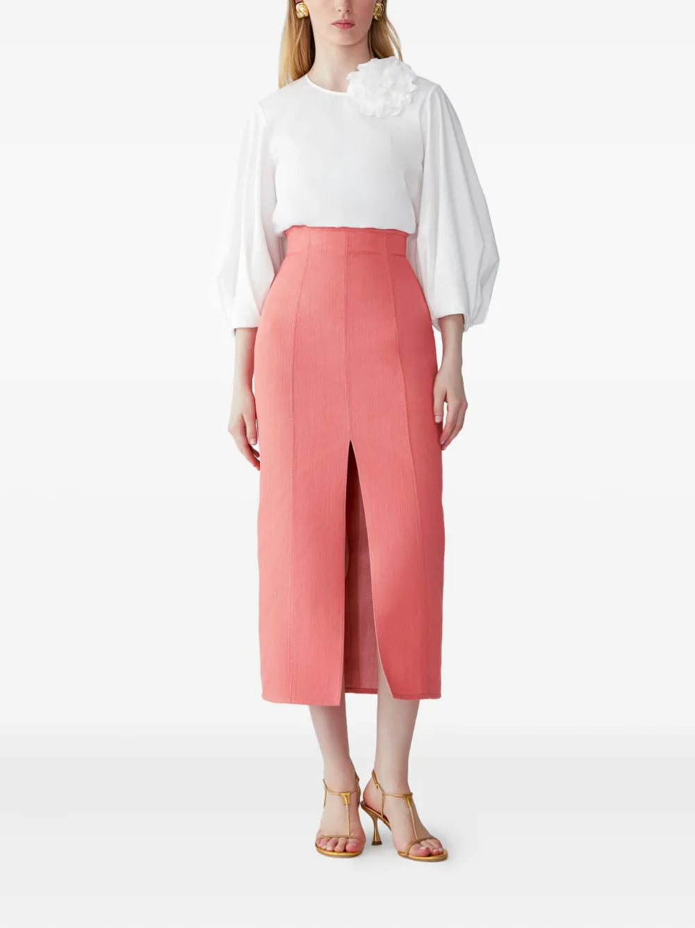 High Waist Midi Skirt