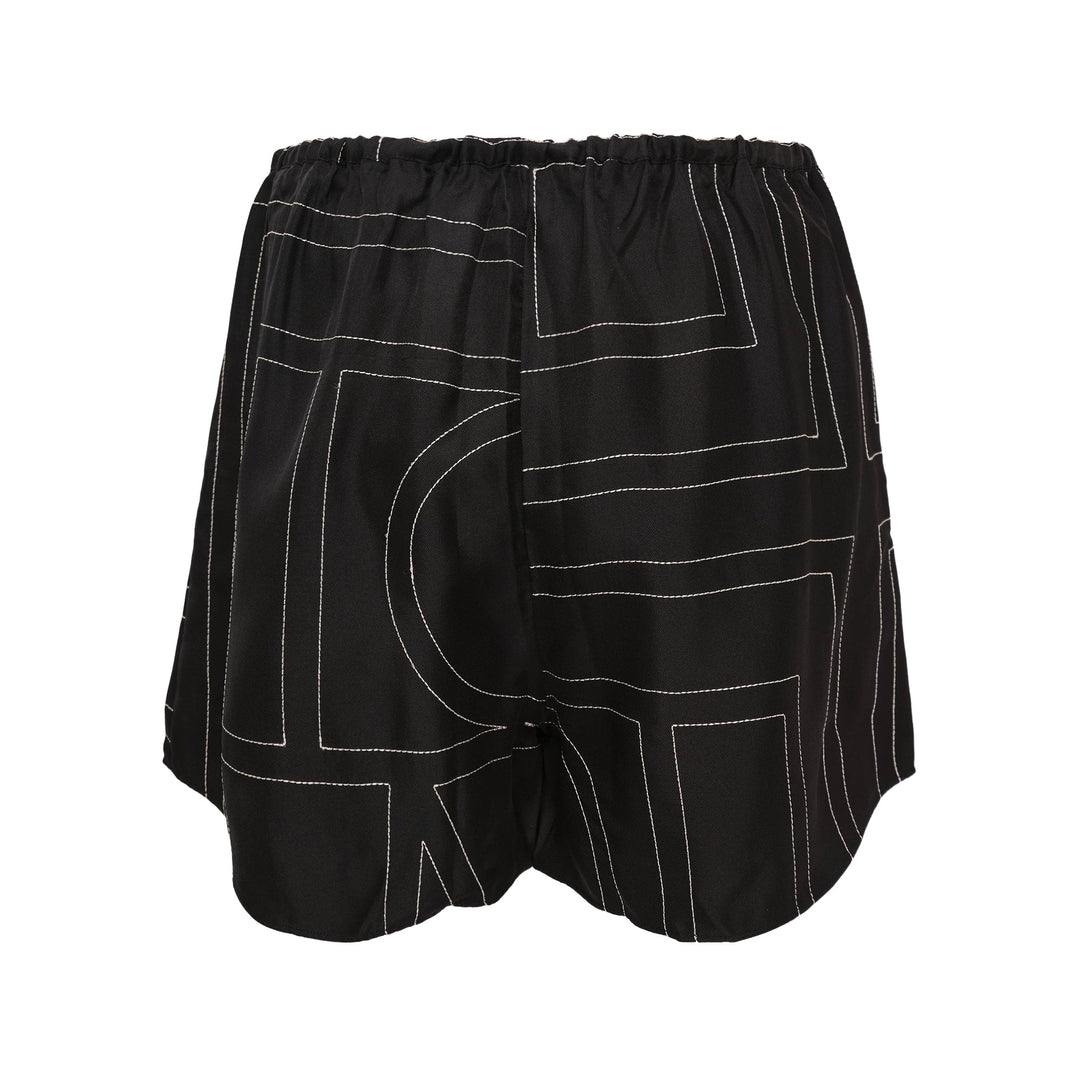 Monogram Silk PJ Shorts