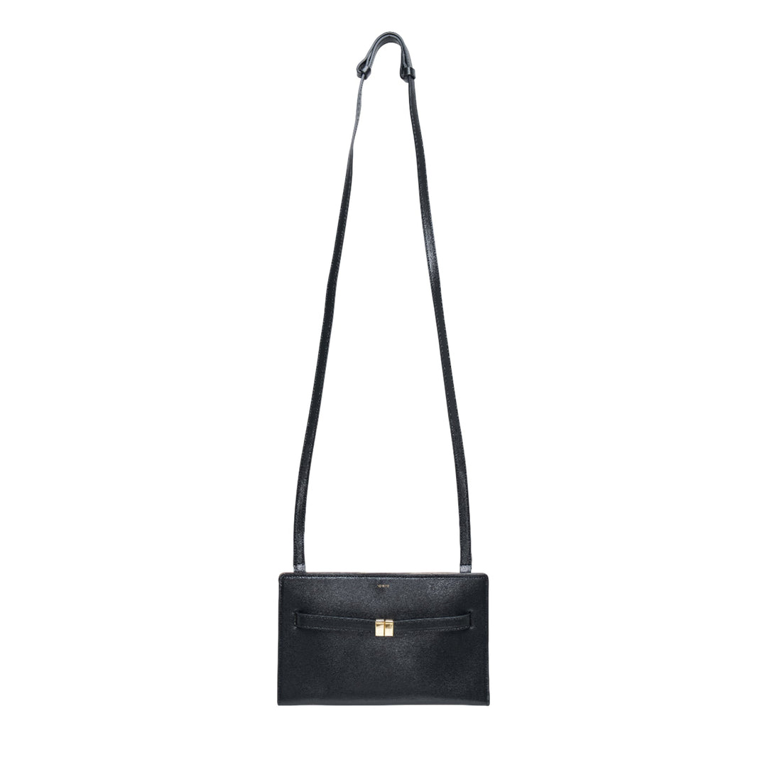 Belted Leather Crossbody