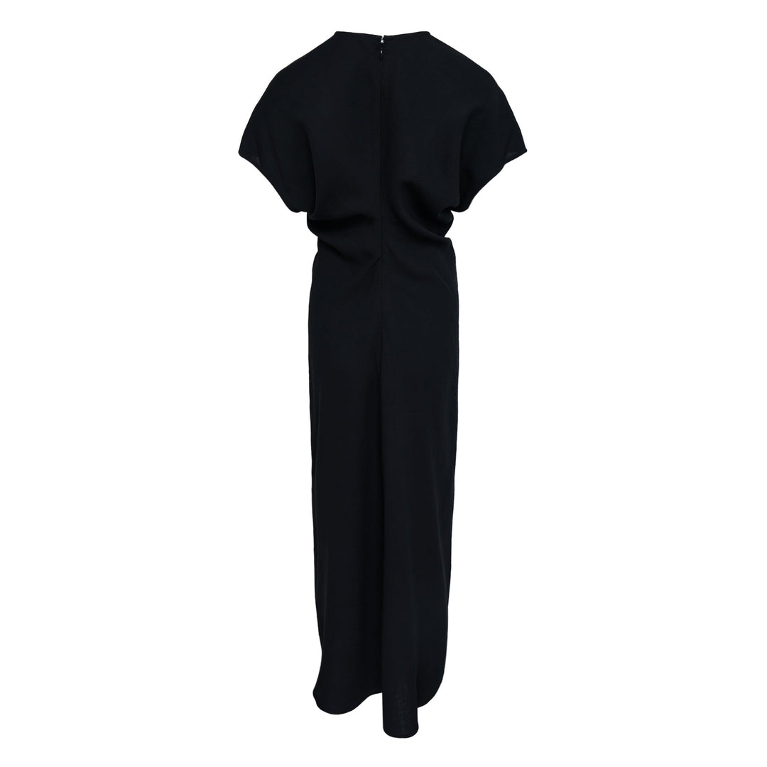 Slouch Waist Wool Dress