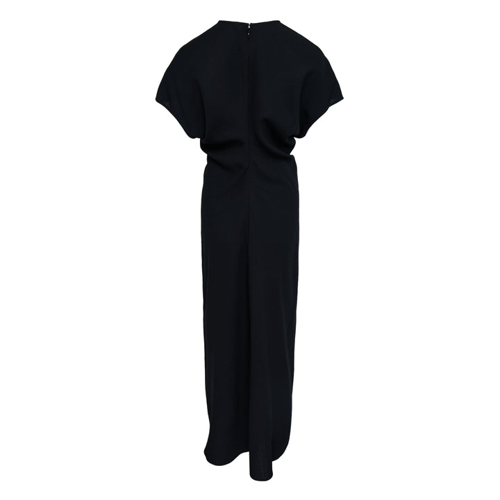 Slouch Waist Wool Dress