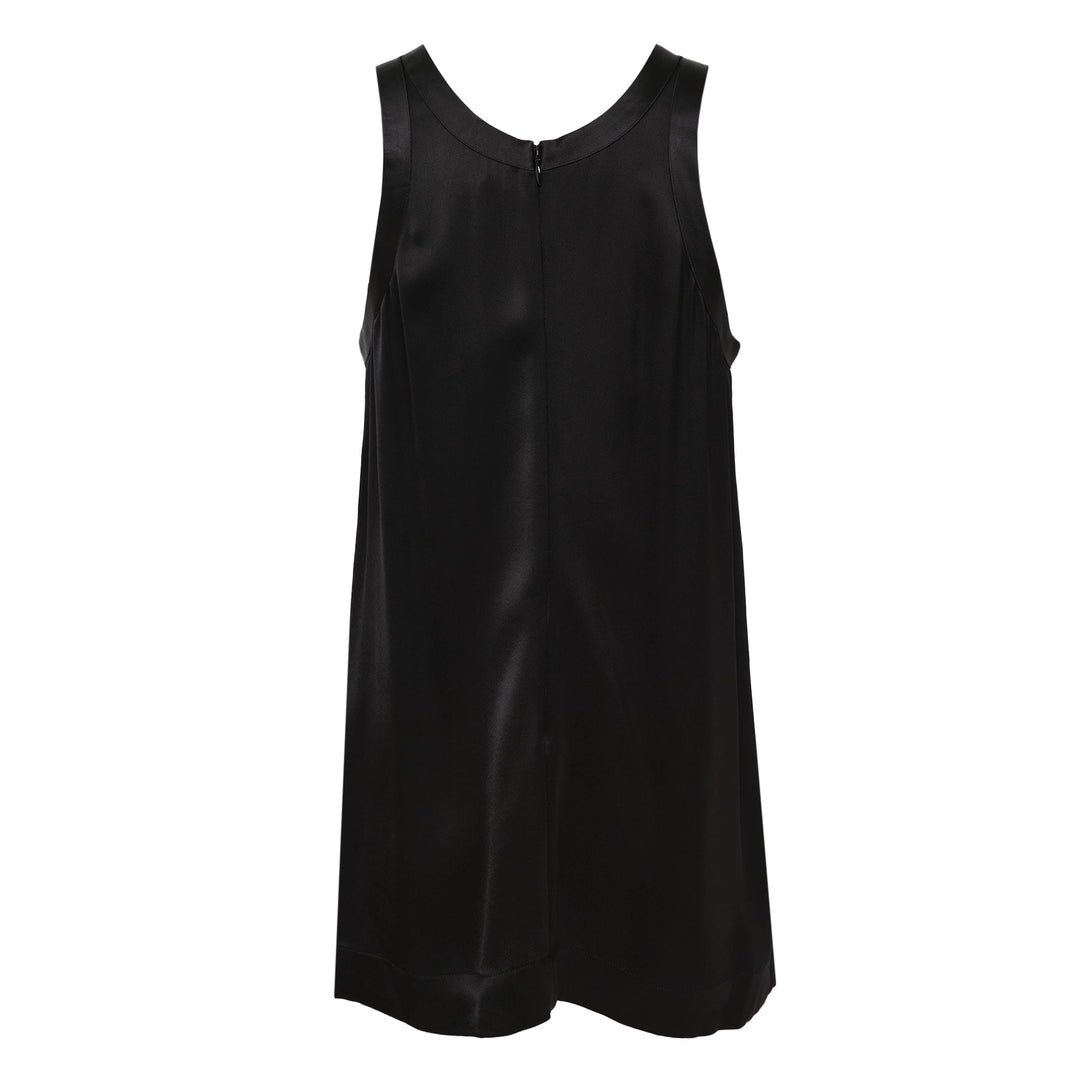 Curved Satin Tank