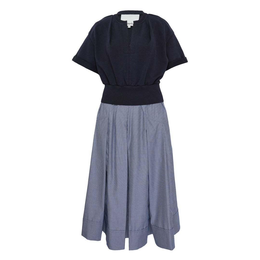 French Terry Combo Dress