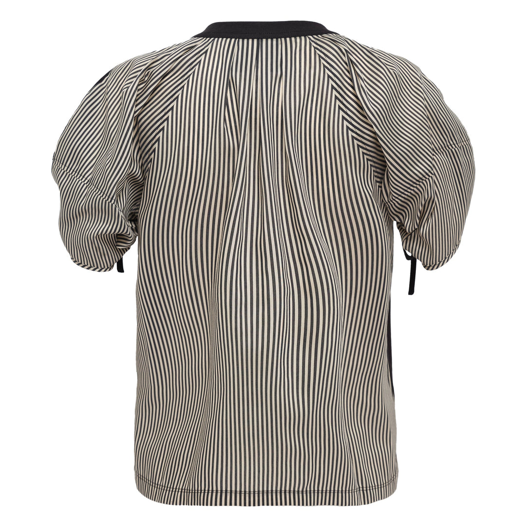 Short Sleeve Ruched Sleeve T-Shirt