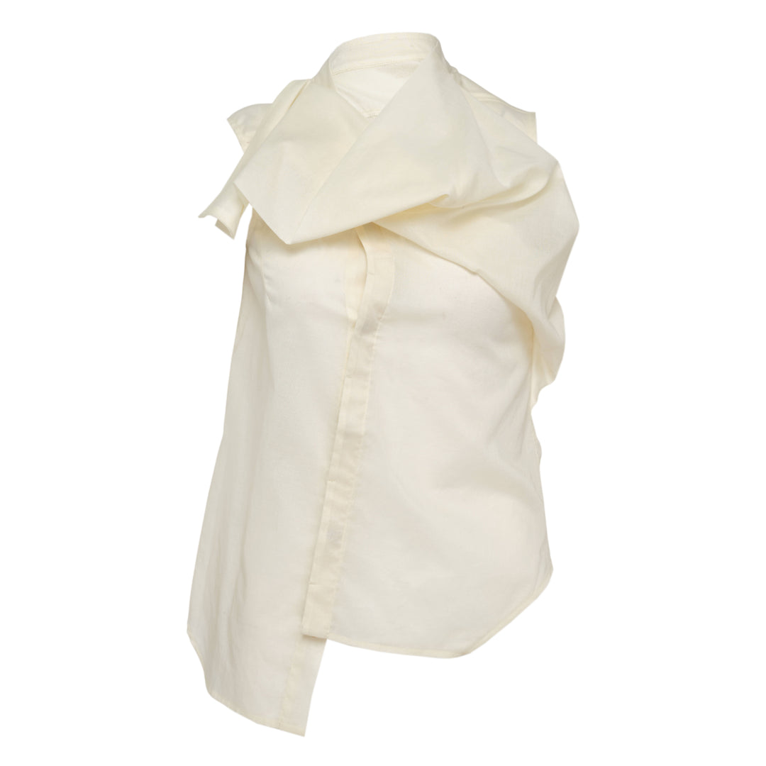 Rick Owens Sleeveless Island Shirt Cotton Voile – Available at Club 21, Official Retailer in Singapore, Malaysia & Thailand with Global Shipping Online