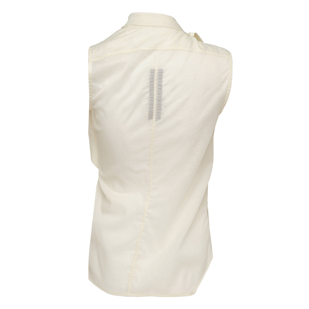 Rick Owens Sleeveless Island Shirt Cotton Voile – Available at Club 21, Official Retailer in Singapore, Malaysia & Thailand with Global Shipping Online