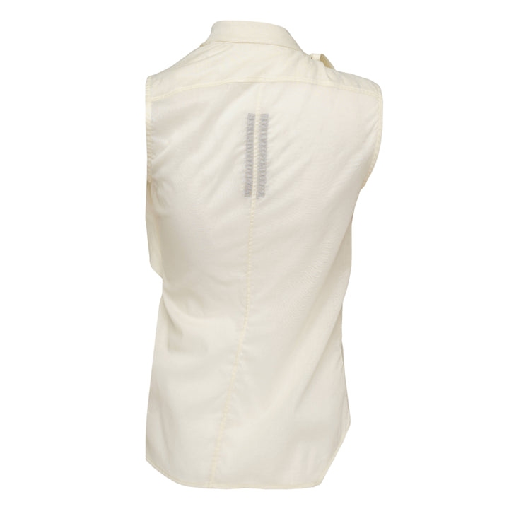 Rick Owens Sleeveless Island Shirt Cotton Voile – Available at Club 21, Official Retailer in Singapore, Malaysia & Thailand with Global Shipping Online