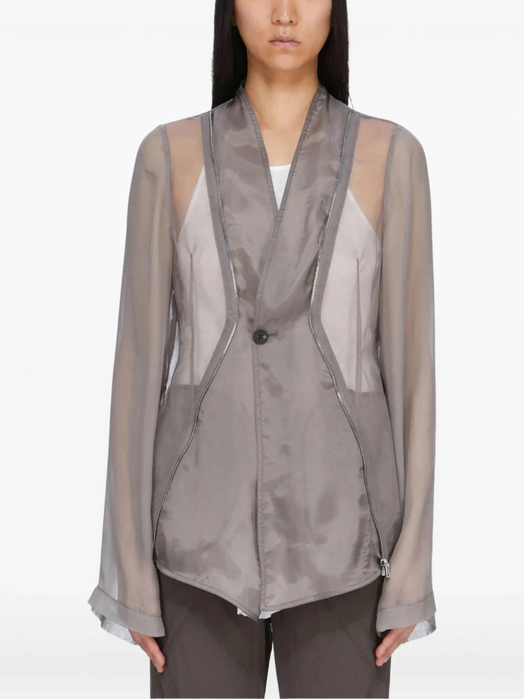 Stag Jacket Tulle Viscose Silk