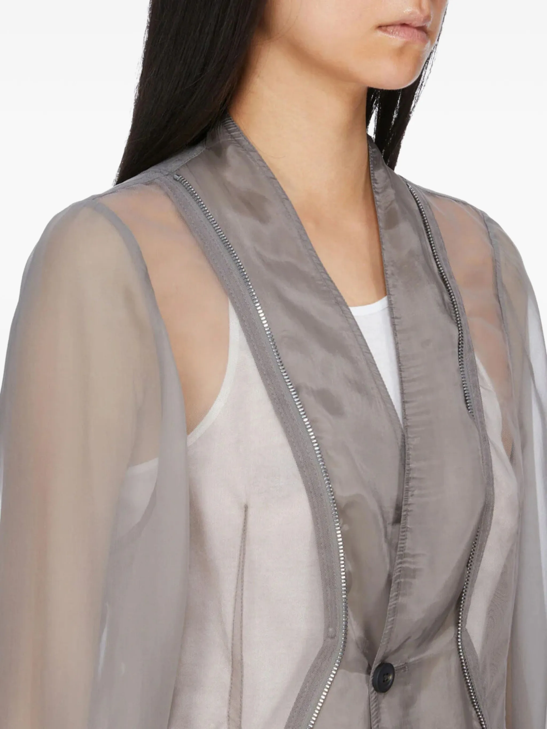 Stag Jacket Tulle Viscose Silk