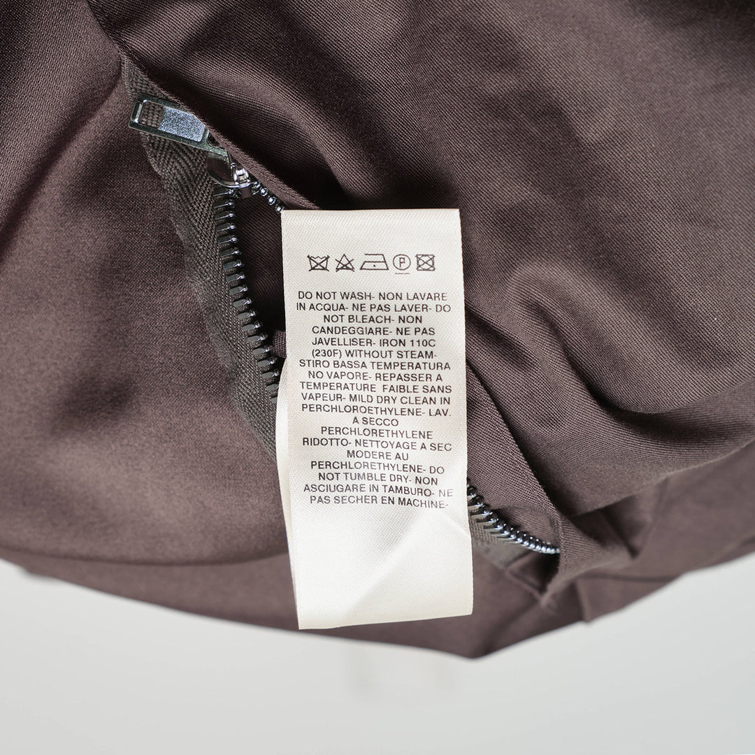 Cropped Scarf Flight Tech Jacket