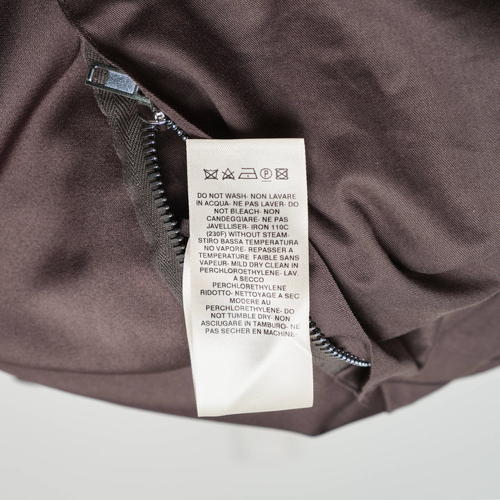 Cropped Scarf Flight Tech Jacket