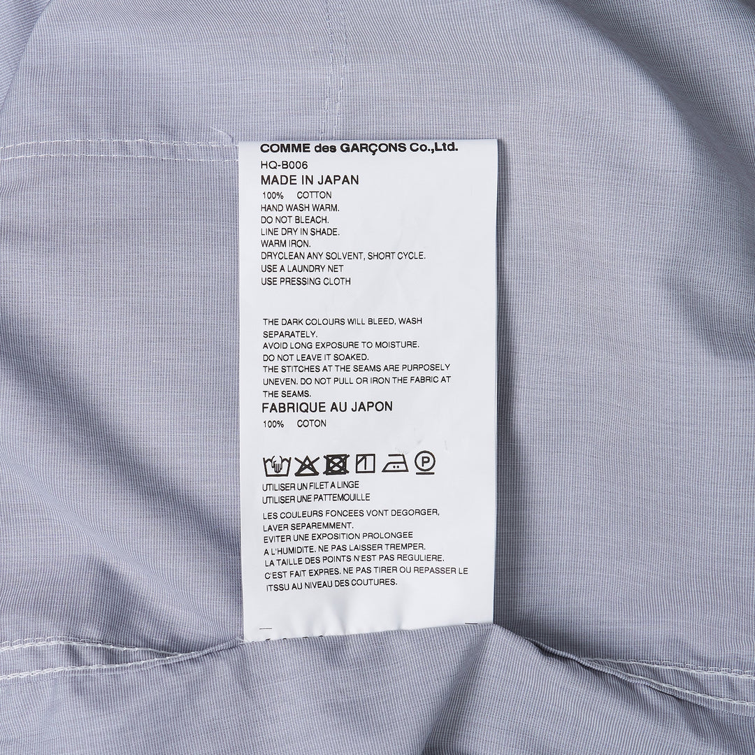 Multi-Pattern Squares Button-Up Shirt