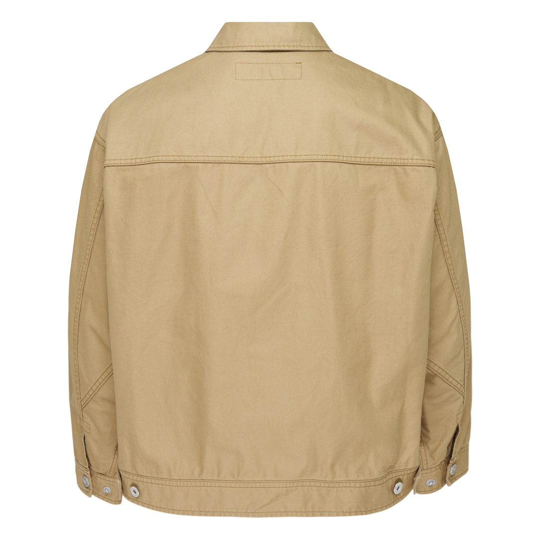 Beige Cotton Chino Jacket