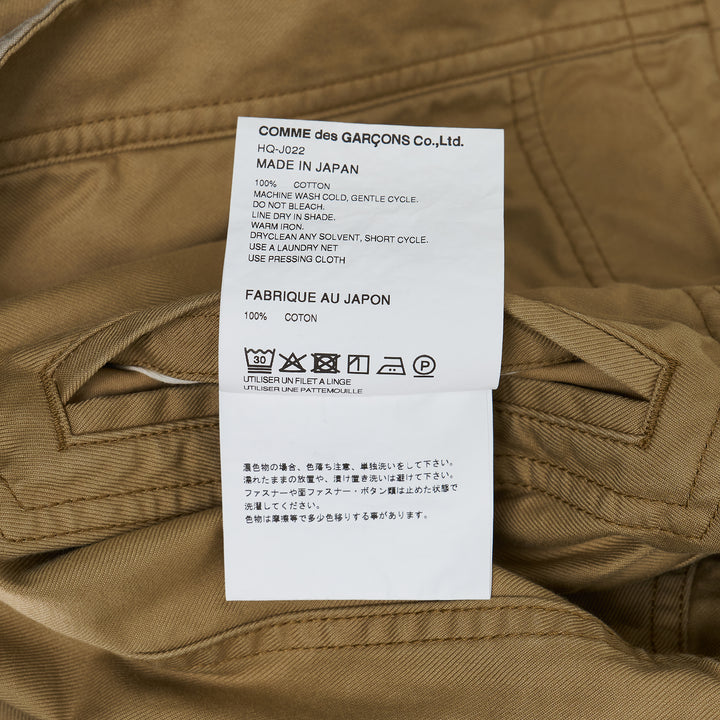 Beige Cotton Chino Jacket
