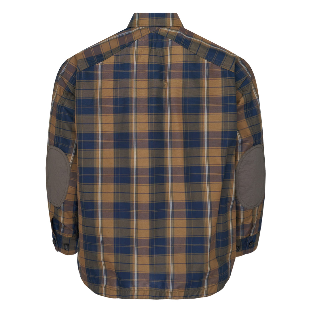 Plaid Chest-Pocket Jacket