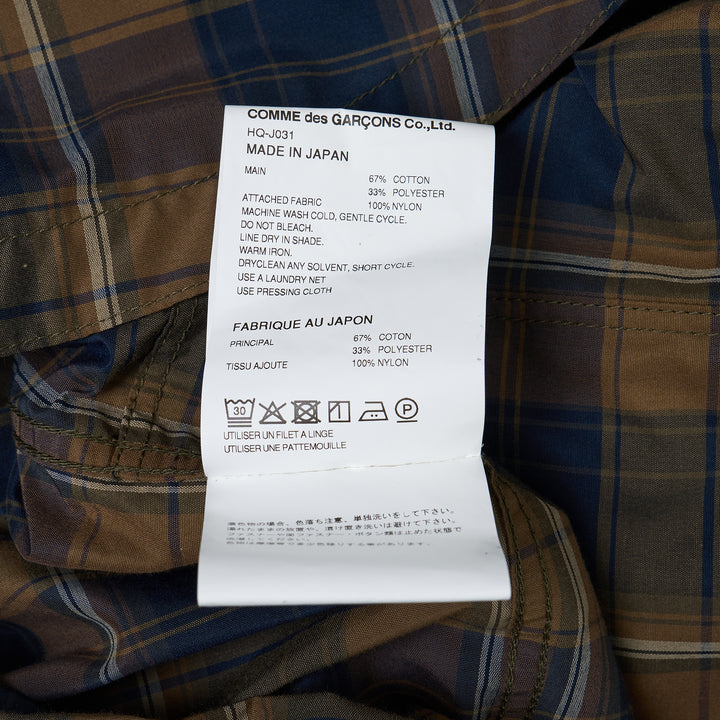 Plaid Chest-Pocket Jacket