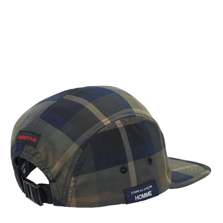 Plaid Cotton Blend Cap