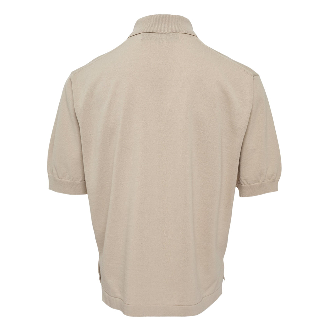 Cotton Wool Blend Short Sleeve Polo