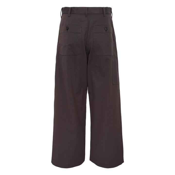 Cotton Yarn-Dyed Straight Pant
