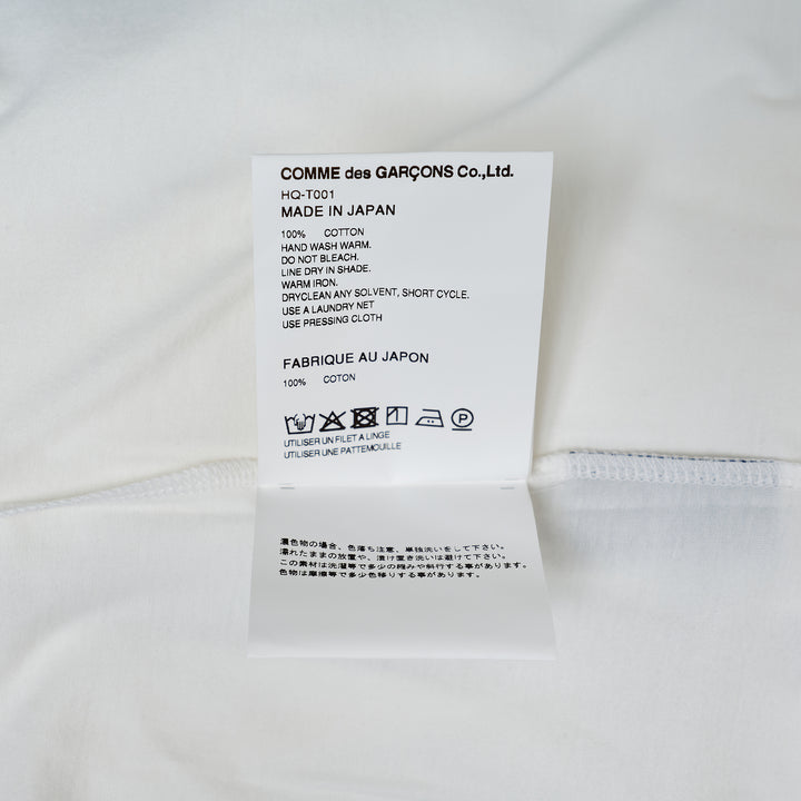 COMME des GARCONS HOMME Plain Cotton Jersey Rib Tee – Available at Club 21, Official Retailer in Singapore, Malaysia & Thailand with Global Shipping Online