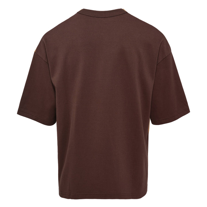 Contrasting Colour-Block Panel Tee