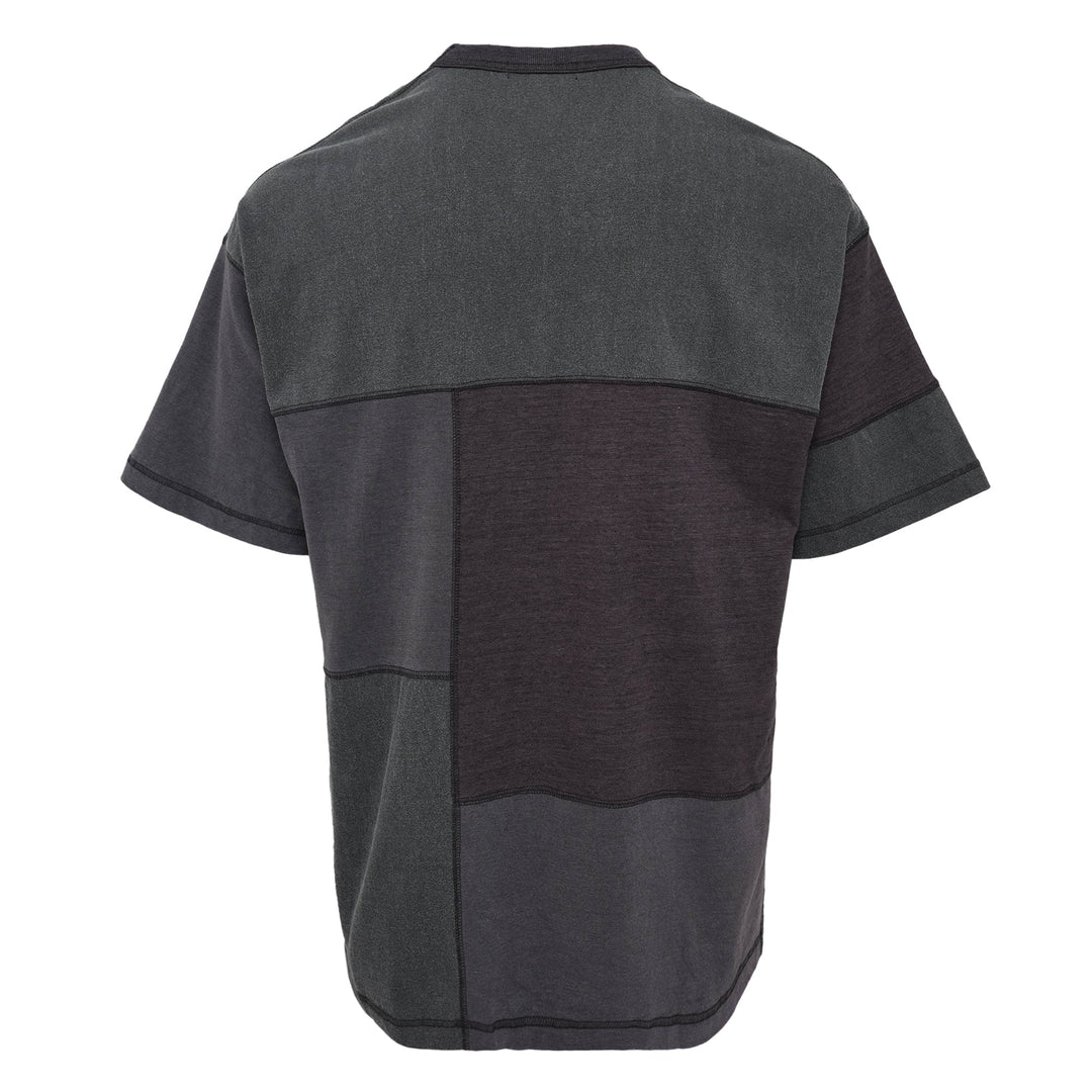 Charcoal Mix Coloured Panels Tee