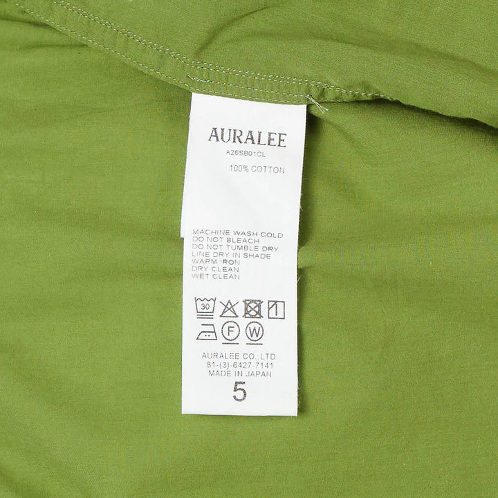 AURALEE Super Fine Cotton Lawn Hoodie – Available at Club 21, Official Retailer in Singapore, Malaysia & Thailand with Global Shipping Online