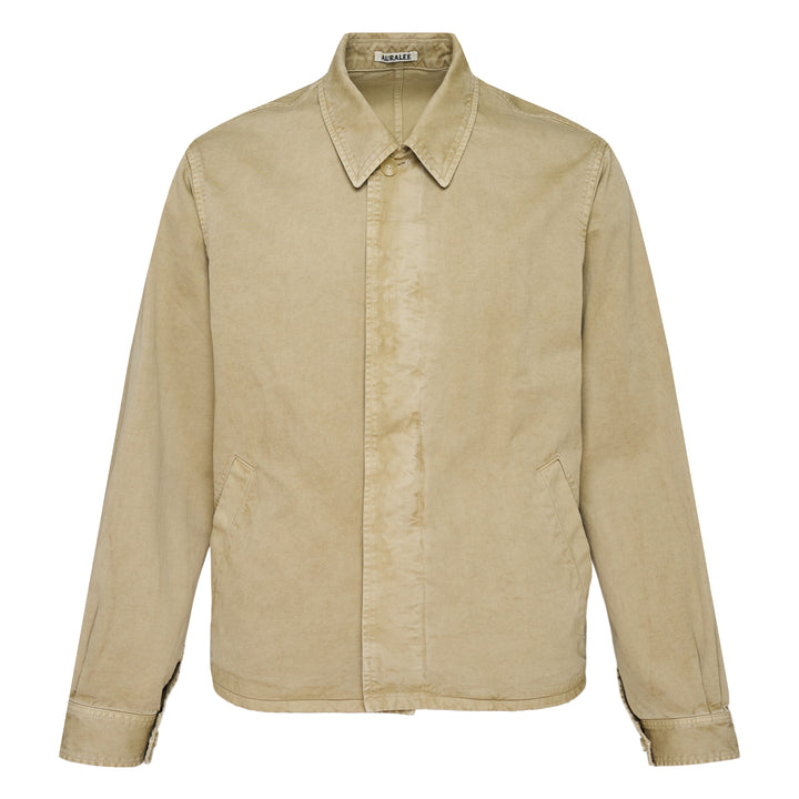 AURALEE Garment-Dyed Finx Light Chino Blouson – Available at Club 21, Official Retailer in Singapore, Malaysia & Thailand with Global Shipping Online