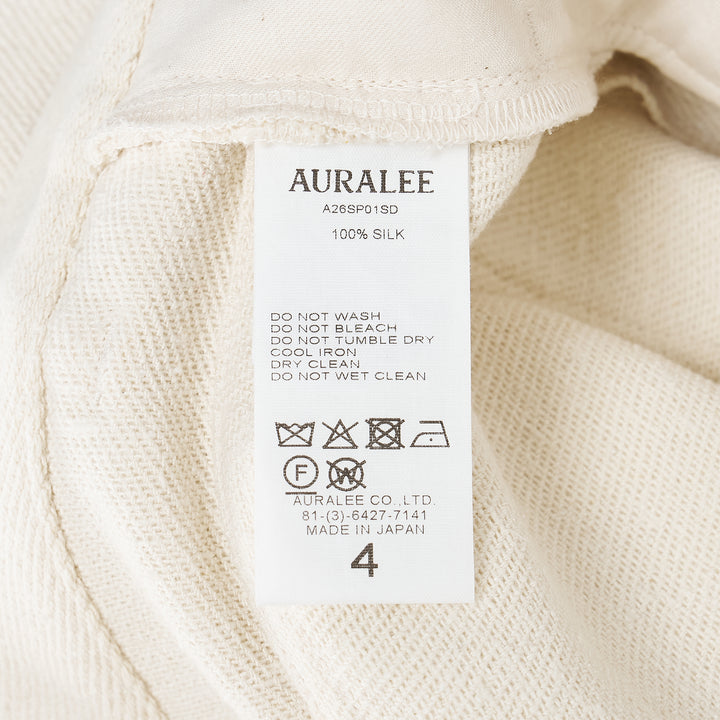 AURALEE Silk Nep Denim Wide Pants – Available at Club 21, Official Retailer in Singapore, Malaysia & Thailand with Global Shipping Online