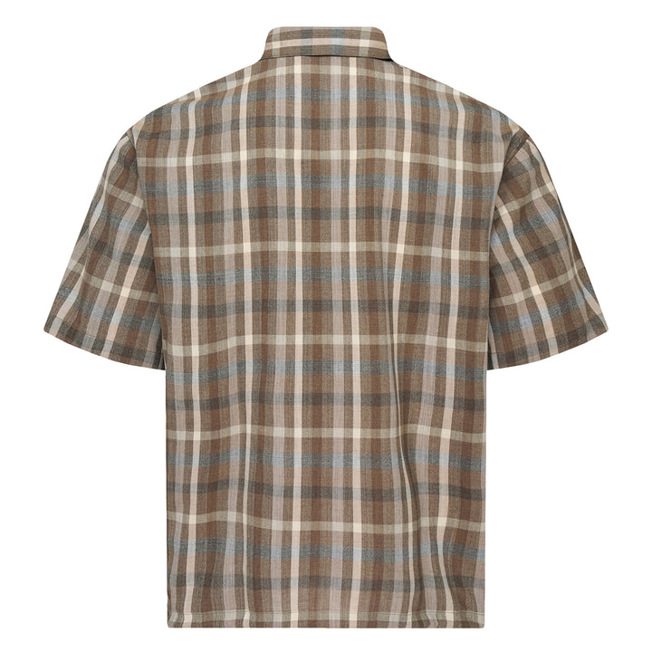 AURALEE Super Fine Tropical Wool Check Shirt – Available at Club 21, Official Retailer in Singapore, Malaysia & Thailand with Global Shipping Online