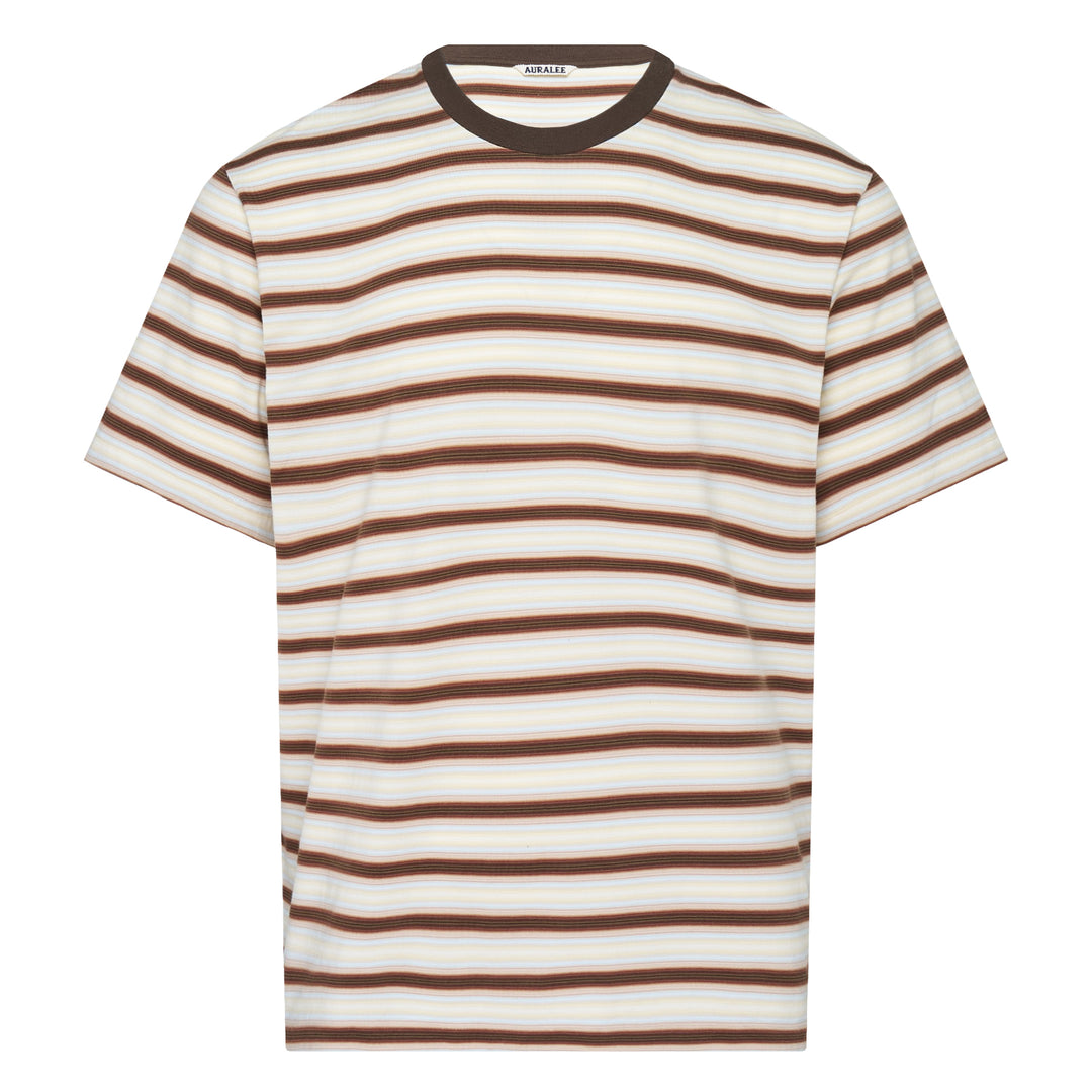 AURALEE Gradient Stripe Jersey Tee – Available at Club 21, Official Retailer in Singapore, Malaysia & Thailand with Global Shipping Online