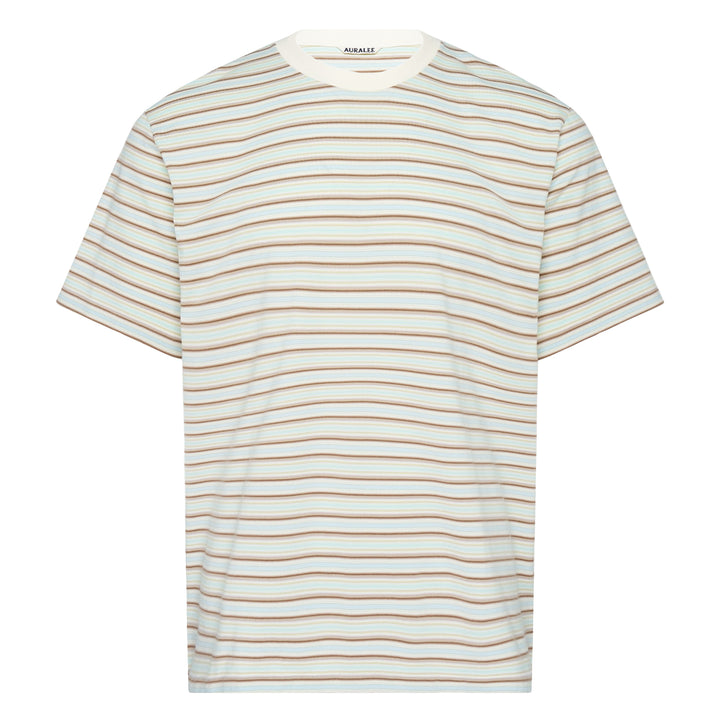 AURALEE Gradient Stripe Jersey Tee – Available at Club 21, Official Retailer in Singapore, Malaysia & Thailand with Global Shipping Online